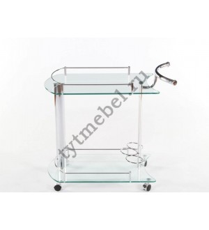 VT-S-06 Сервир. столик металл, стекло прозрачное