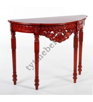 CSR-01. Столик-консоль WHITE GLAZE, 100*40(80) см (белый глянцевый)
