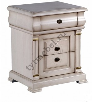 9901. Тумба прикроватная  "Нотти" "NIGHT TABLE" - (55х44х65). Цвет: white (белый)