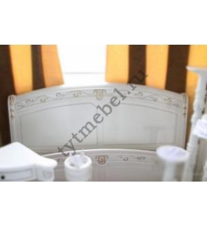 С05. Кровать "Валенсия" "BED" 160х200. Цвет: white (белый)
