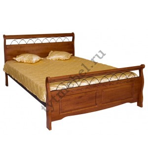 Кровать "Агата" 836-SNS-KD (140*200) (цвет: Rose Oak)