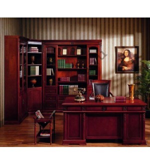 C05. Стол письменный  "DESK 1.6m" Цвет: Z01 (вишня)