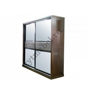 Шкаф-купе "Роберта" 3955-2SD, с зеркалом, матовое, цвет: Lighter Blue
