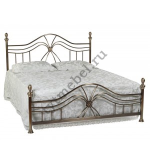 Кровать 9315 L - 160*200 см, (SH цвет - Antique brass - Античная медь)