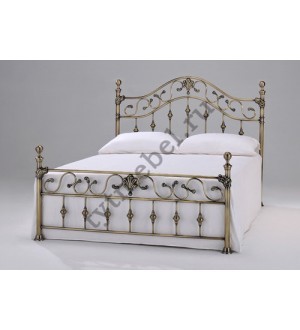 Кровать 9906 - 140*200 см (цвет - Antique brass - Античная медь)