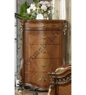 3172 Юлиана Комод с 5-ю ящиками, 795х505х1170, цвет: ТЕМНЫЙ ОРЕХ