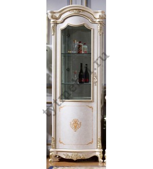 3217 Адель Витрина 1- дв. левая, IDORCELARET, цвет: бежевый