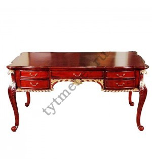 VR2010. ALVARO Стол письменный (массив красного дерева), цвет: ANTIQUE (вишня)
