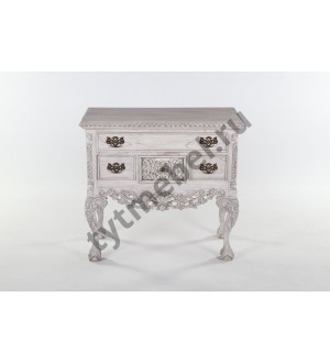 LMR 268-M (LMR-268 (RITZ)) Комод 90х45х82см, цвет: Duco+Glaze Black - античный серый
