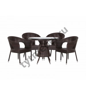 Стул Y97 "Brown" 59x62x78 см