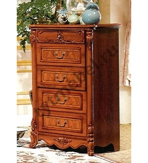 OYF-8929. Комод с 5ю ящиками Виолетта  CHEST. Цвет: тем.орех, разобр (3 к)