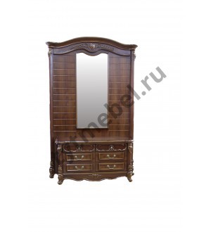 OYF-8929. Прихожая Виолетта HALL MIRROR. Цвет: тем.орех, разобр. (5 к)