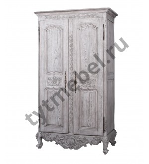 ARMOIRE VERSAILLE Шкаф 110х60х195 см, цвет: Duco+Glaze Black - античный серый
