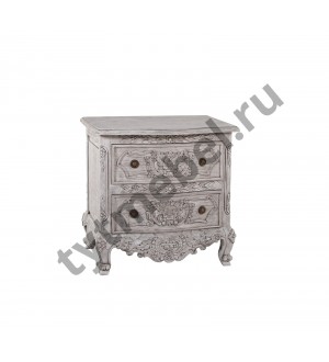 CHEVET VERSAILLE тумба прикроватная 60х46х60 см, цвет: Duco+Glaze Black - античный серый