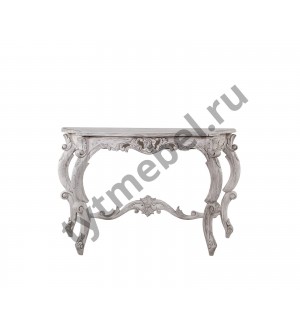CONSOLE HEAVY CARVED Консоль 124х65х78 см, цвет: Duco+Glaze Black - античный серый