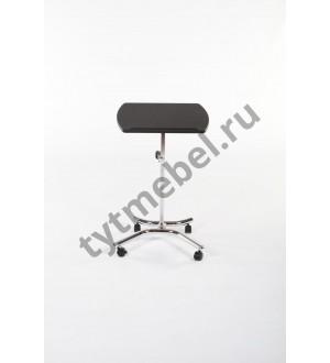 VT-CD-40 Компьютерный столик (39х47х69(90) см), Металл, пластик, цвет: черный