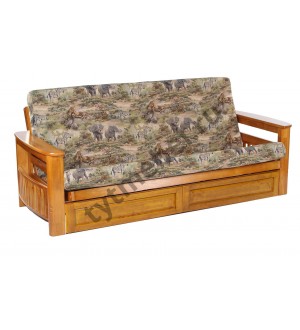 Диван - кровать LB 2570-D  HONEY OAK - (Медовый дуб) с ящиком