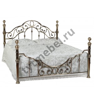 Кровать 9603 160*200 см (цвет - Antique brass- Античная медь)