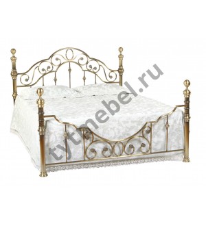 Кровать 9603 180*200 см-(цвет - Antique brass - Античная медь)