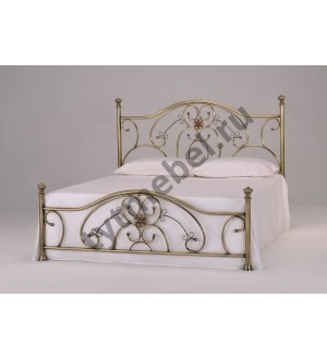 Кровать 9701 L - 140*200 см (цвет - Antique brass - Античная медь)