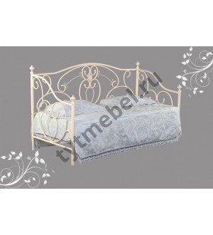Кровать 9910  90*200 см (цвет - Antique White - Античный БЕЛЫЙ)