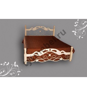 Кровать PS 8812, (цвет: Antique WHITE - Античный кремовый)