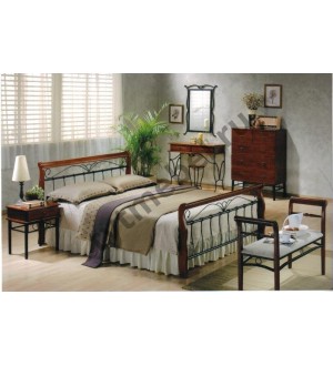 Кровать АТ-9060 (160*200) (цвет: Rose Oak)