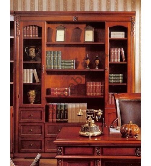 C05. Шкаф книжный 4-х дверный ЗАКРЫТЫЙ, 185х44х220 C05. Шкаф книжный 4-х дверный ЗАКРЫТЫЙ, 185х44х220