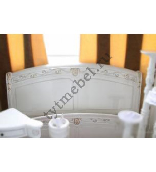 С05. Кровать "Валенсия" "BED" 160х200 (сост из 3-х коробок). Цвет: white (белый)