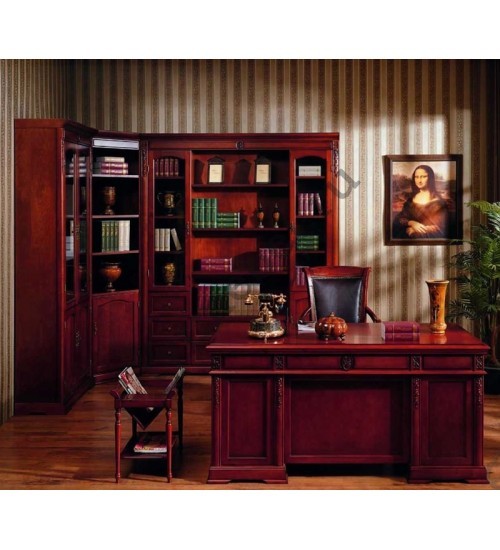 C05. Стол письменный  "DESK 1.6m" Цвет: Z01 (вишня)