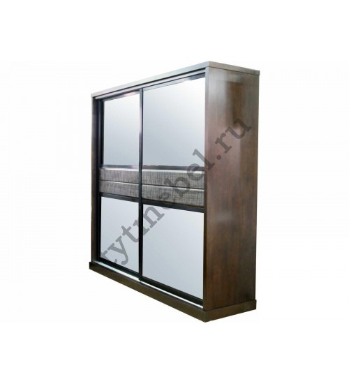 Шкаф-купе "Роберта" 3955-2SD, с зеркалом, матовое, цвет: Lighter Blue