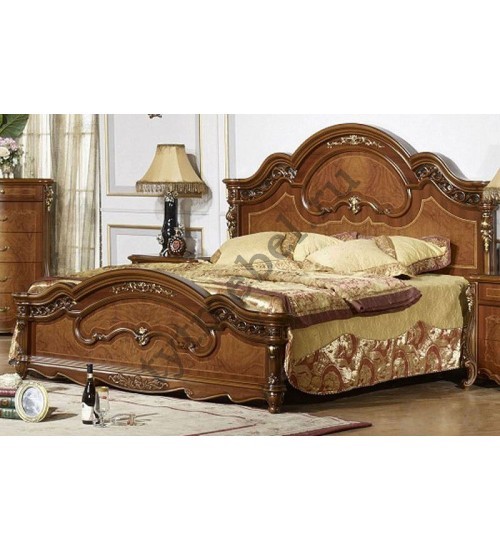 3172 Юлиана Кровать, 1800х2000 см, цвет: ТЕМНЫЙ ОРЕХ