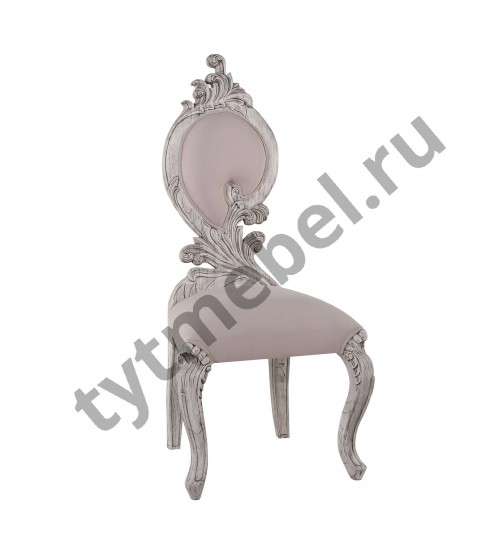 CHAIR GRANADA (Grey cotton) Стул. Обивка-ткань. 56х56х129 см, цвет: античный серый CHAIR GRANADA (Grey cotton) Стул. Обивка-ткань. 56х56х129 см, цвет: античный серый