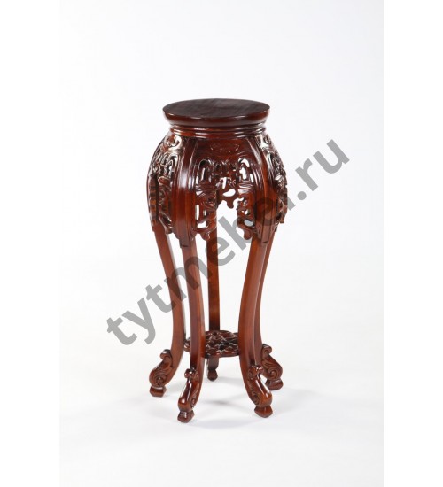 HK 737-T Цветочница 33х15х87см, цвет: NBA Pecan - темная вишня