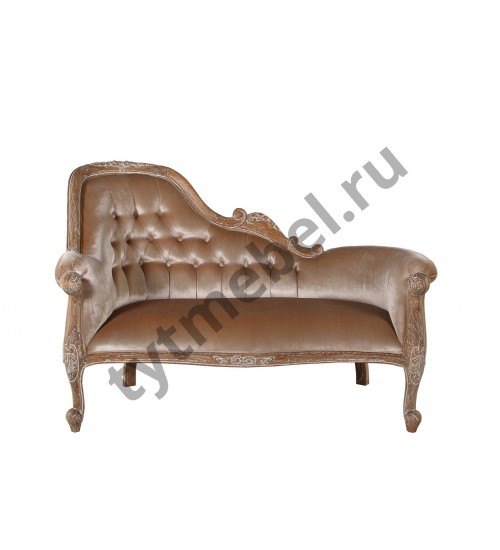 Sofa Single Ended Софа. Ткань-велюр 144*88*95 см, цвет: Ceruse - античный бежевый