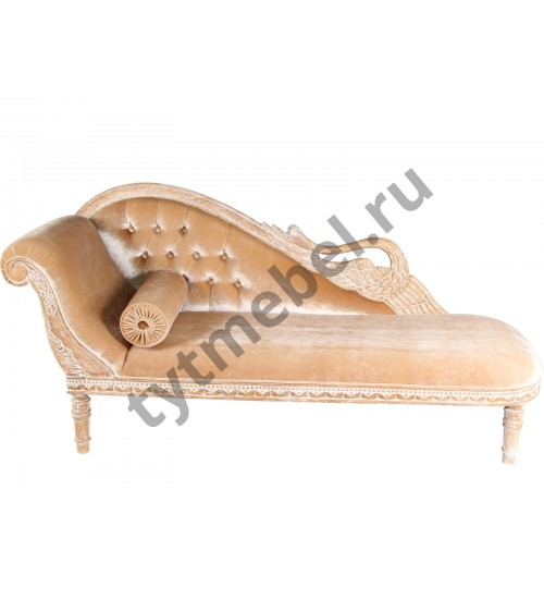 Sofa Swan Софа-Лебедь. Ткань-велюр 190*68*98 см, цвет: Ceruse - античный бежевый Sofa Swan Софа-Лебедь. Ткань-велюр 190*68*98 см, цвет: Ceruse - античный бежевый