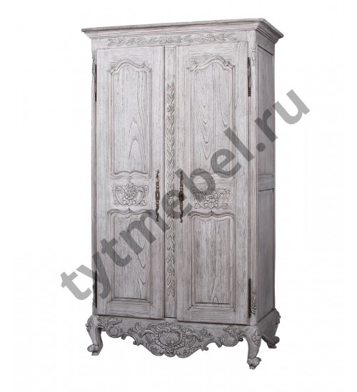 ARMOIRE VERSAILLE Шкаф 110х60х195 см, цвет: Duco+Glaze Black - античный серый