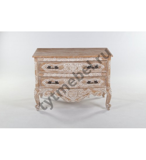 COMMODE VERSAILLE 2 Комод с 2-мя ящиками 107х59х78см, цвет: Ceruse - античный бежевый