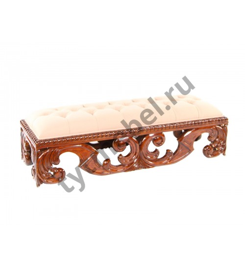 PEGASUS STOOL Козетка. Обивка-ткань. 150х50х42 см, цвет: NBA Pecan - темная вишня