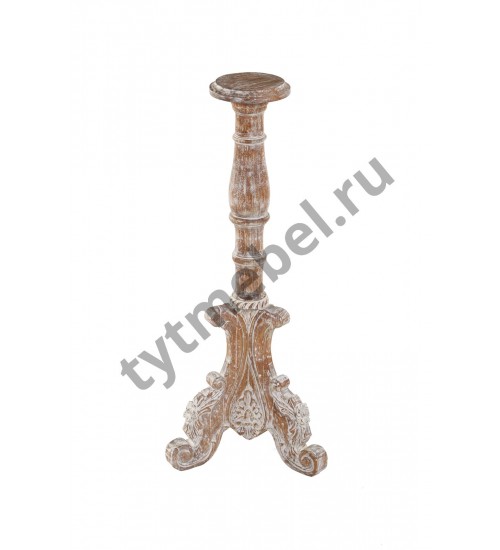 PLANT STAND VERSAILLE Цветочница 37х37х88 см, цвет: Ceruse - античный бежевый PLANT STAND VERSAILLE Цветочница 37х37х88 см, цвет: Ceruse - античный бежевый