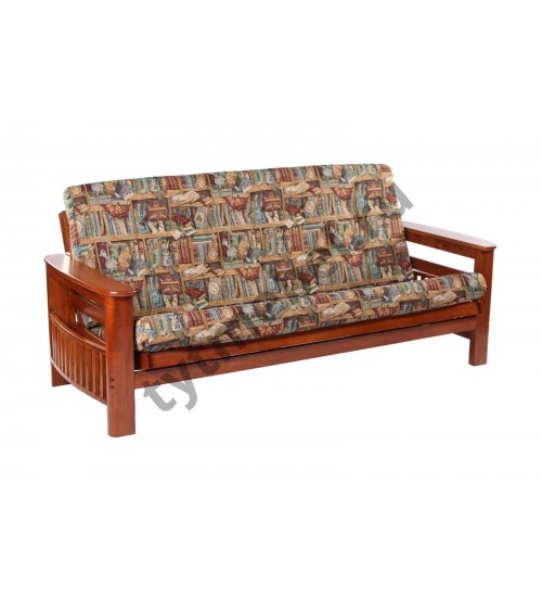 Диван - кровать LB 2570-D  DIRTY OAK, БЕЗ ЯЩИКОВ - (темный орех)