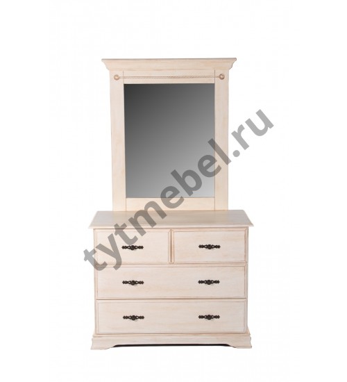 Комод с зеркалом IREN (Цвет: Antique white)