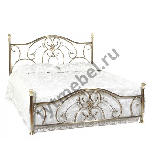 Кровать 9701 L - 180*200 см (цвет - Antique brass - Античная медь)