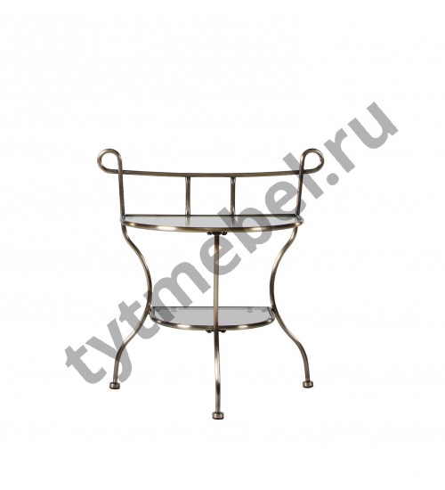 Тумба прикроватная. Flame nightstand (цвет: Antique Brass - античная медь)