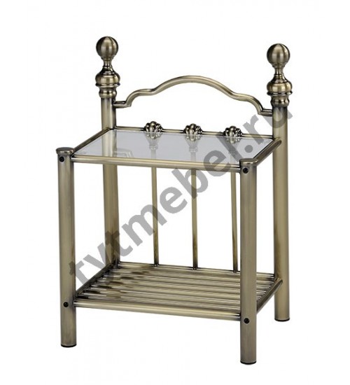 Тумба прикроватная A4163 (цвет - Antique brass - Античная медь)