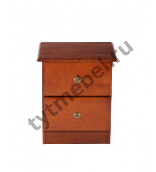 Тумба прикроватная "Агата" 836-2D-STD (цвет: Rose Oak)