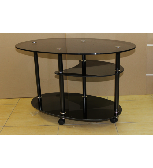 Полуовал (черное стекло) Полуовал (черное стекло)